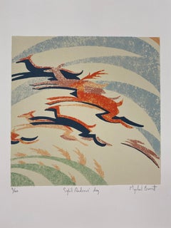 Mychael Barratt, Sybil Andrews’ Dog, Limited Edition Print, Contemporary Art