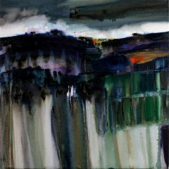 Gina Parr, Tea and Tors, Contemporary Abstract Landscape Painting, Art Online