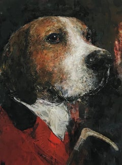Harry Bunce, The Old Stager, Animal Art, Affordable Art, Art Online