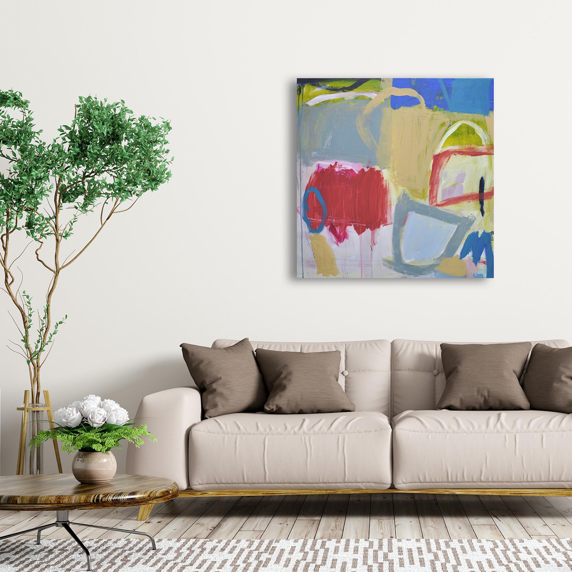 Diane Whalley
A Day To Remember
Original Semi-Abstract Painting
Paint on Canvas
Size: H 76cm x W 76cm
Sold Framed in a White Boxe Frame
Please note that insitu images are purely an indication of how a work may look.

A Day to Remember is an original