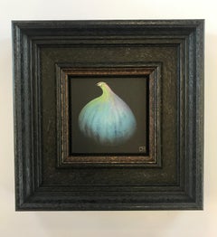 Dani Humberstone, Blue Fig, Original Painting, Still Life Fruit Painting