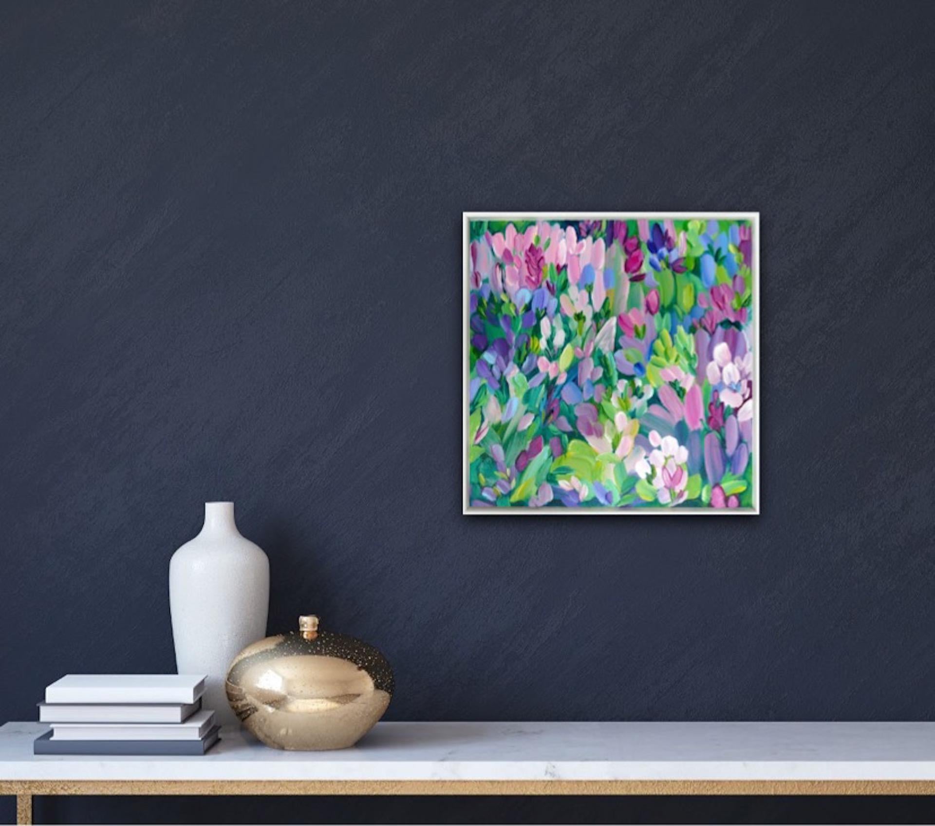 Alanna Eakin, Wildflowers VII, Original Abstract Floral Painting, Affordable Art 4