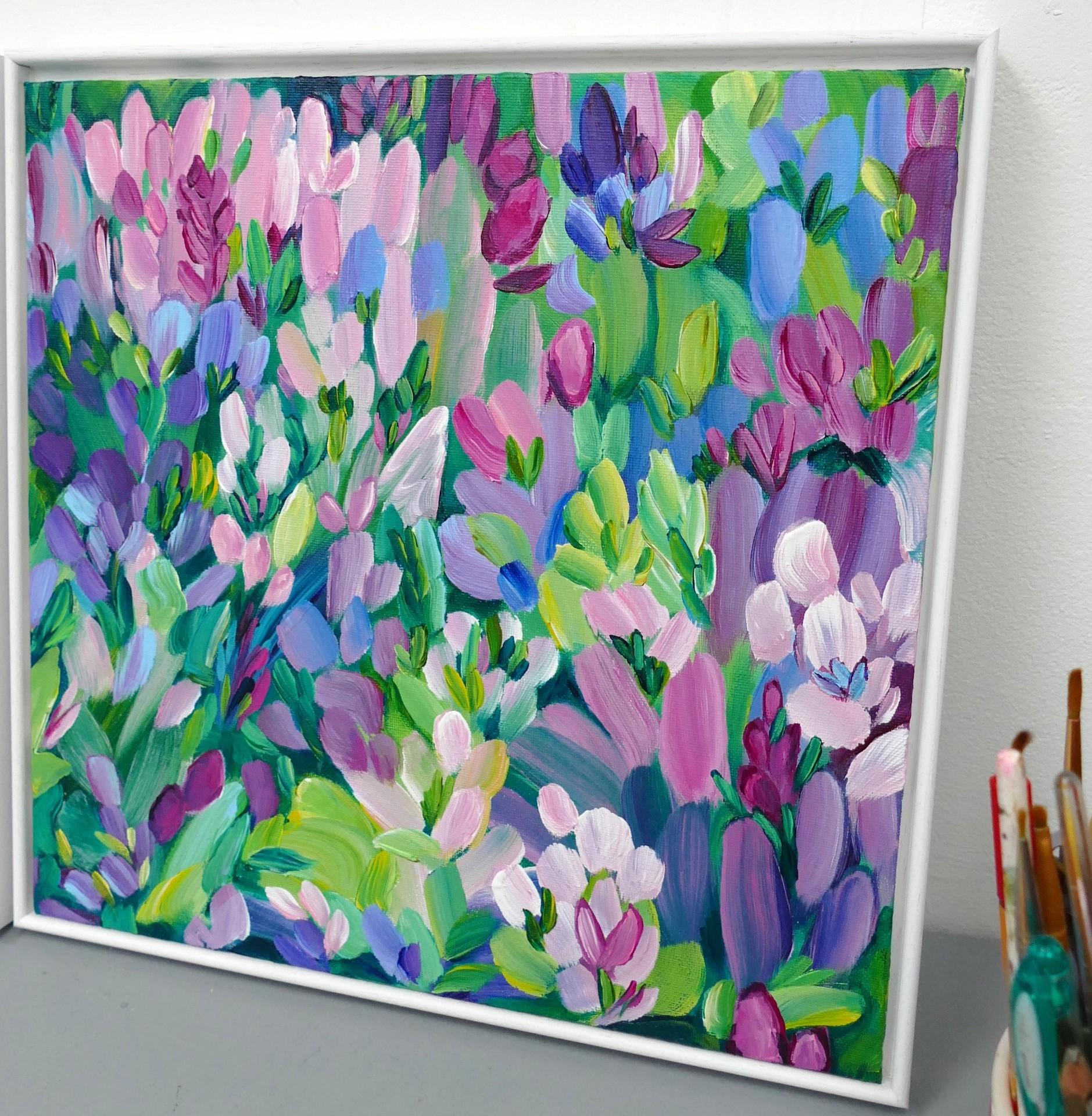 Alanna Eakin, Wildflowers VII, Original Abstract Floral Painting, Affordable Art 3