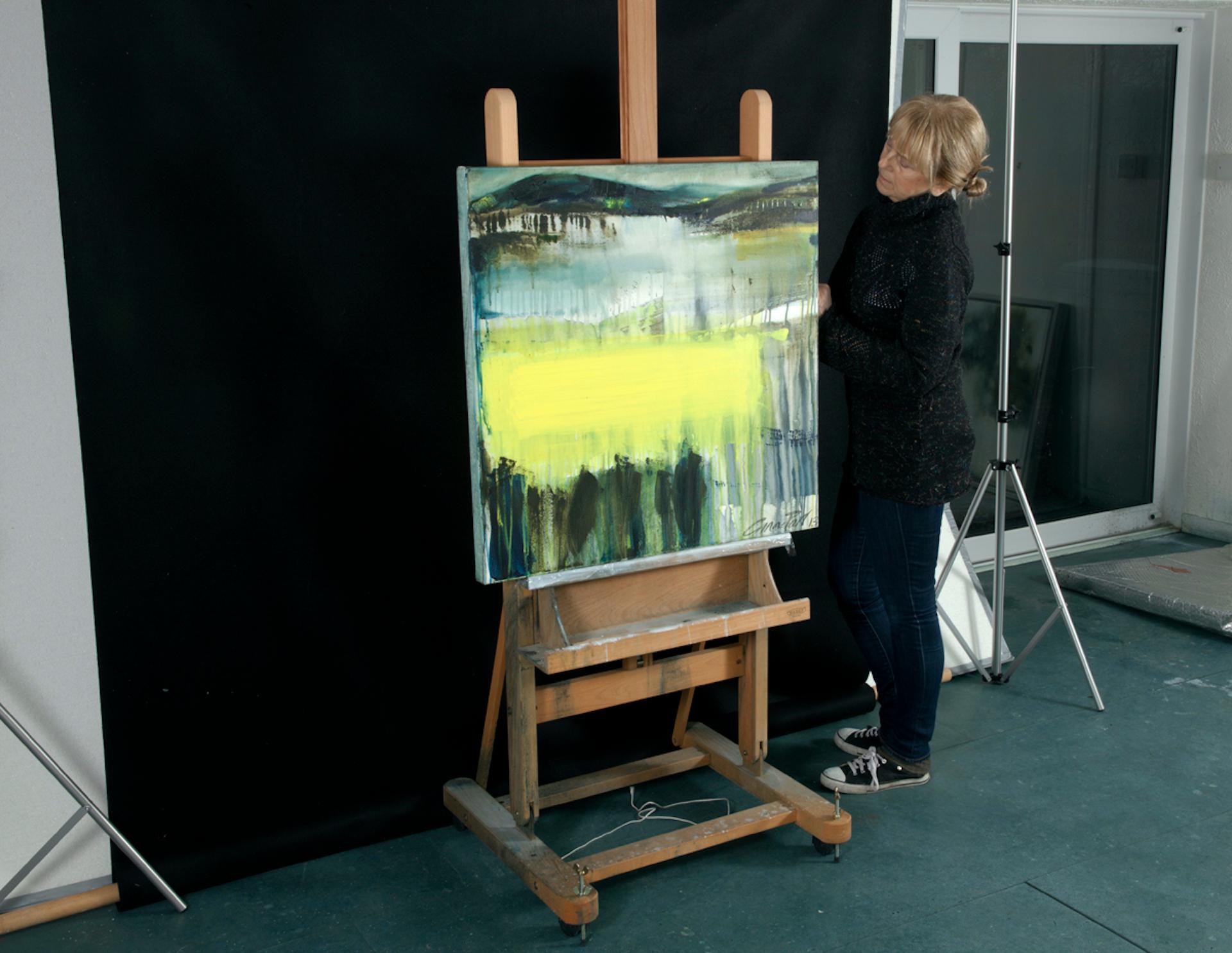 Gina Parr, Sun on the Warren II, peinture contemporaine originale, Affordable Art en vente 2