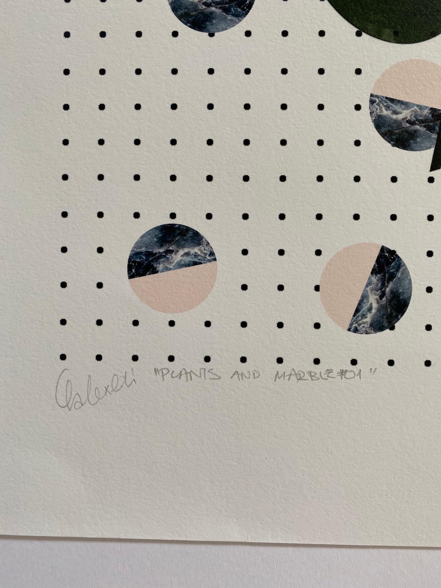 Fei Alexeli, Piante e marmo #1, Stampa in edizione limitata, Arte accessibile in vendita 2