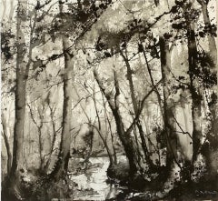 James Bonstow, Luce iniziale nella valle di Gatcombe, Arte del paesaggio, Arte a prezzi accessibili