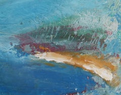 Mary Scott, Finding Gwythian, Original Seascape Painting, Abstract Art