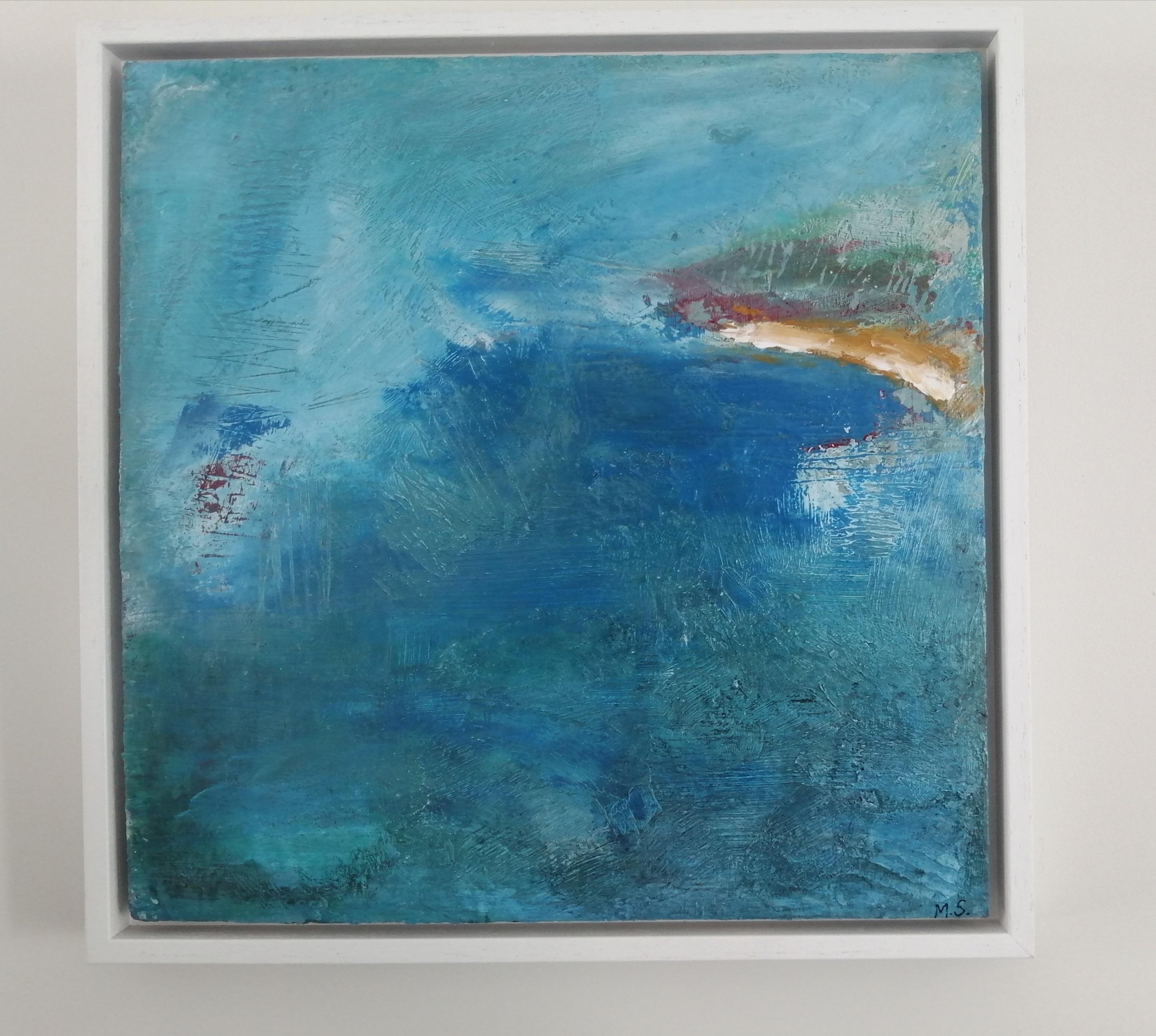 Mary Scott, Finding Gwythian, Original Seascape Painting, Abstract Art For Sale 2