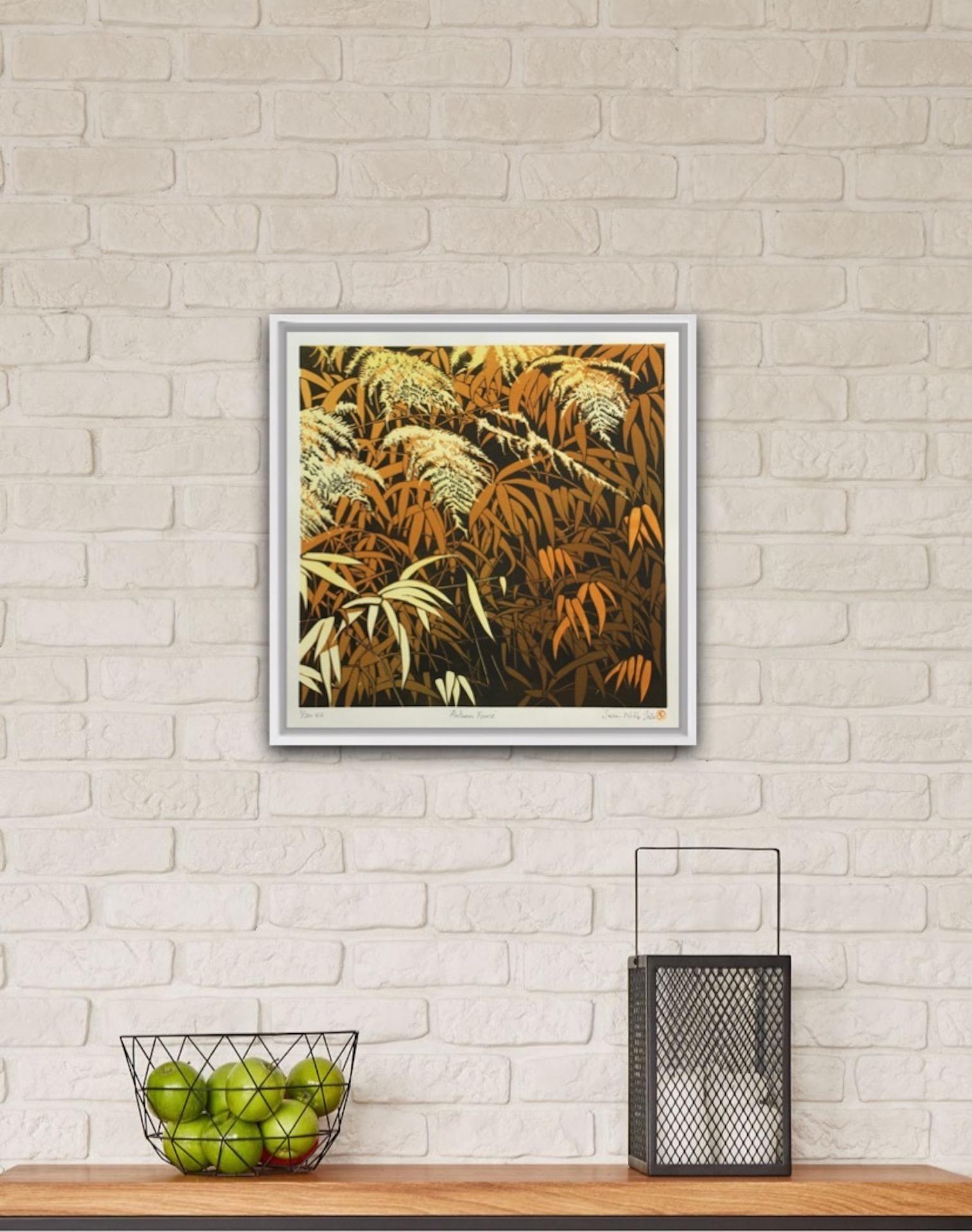 Susan Noble, Autumn Ferns, Limited Edition Print, Affordable Art, Nature Art 4