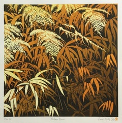 Susan Noble, Autumn Ferns, Limited Edition Print, Affordable Art, Nature Art