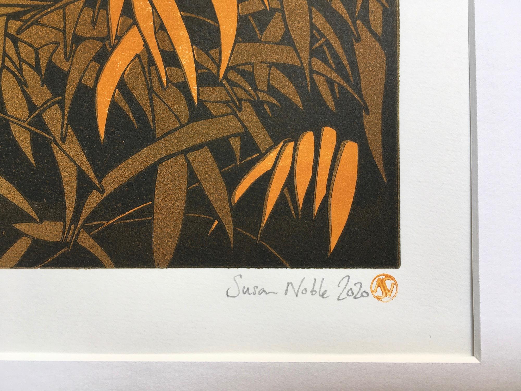 Susan Noble, Autumn Ferns, Limited Edition Print, Affordable Art, Nature Art 2