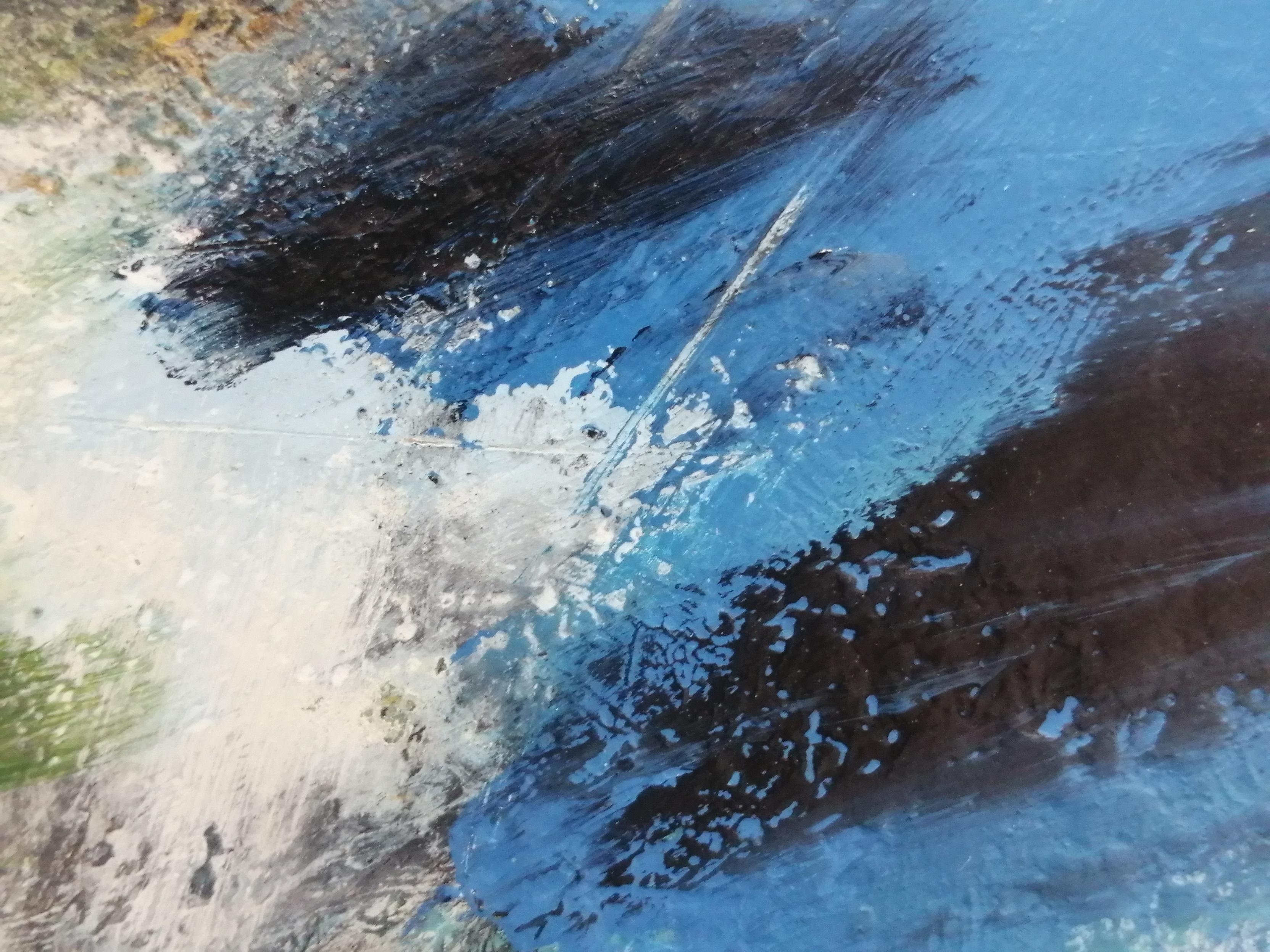 Mary Scott, Cerca de Zennor, Pintura original de paisaje, Arte asequible en venta 1