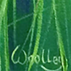 Eleanor Woolley, Polka Dot Poppies, Original Landscape Painting, Affordable Art