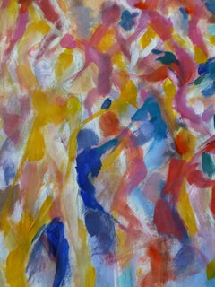 Joanna Commings, Dance Movement 1, Original Abstract Figure Painting, Art Online