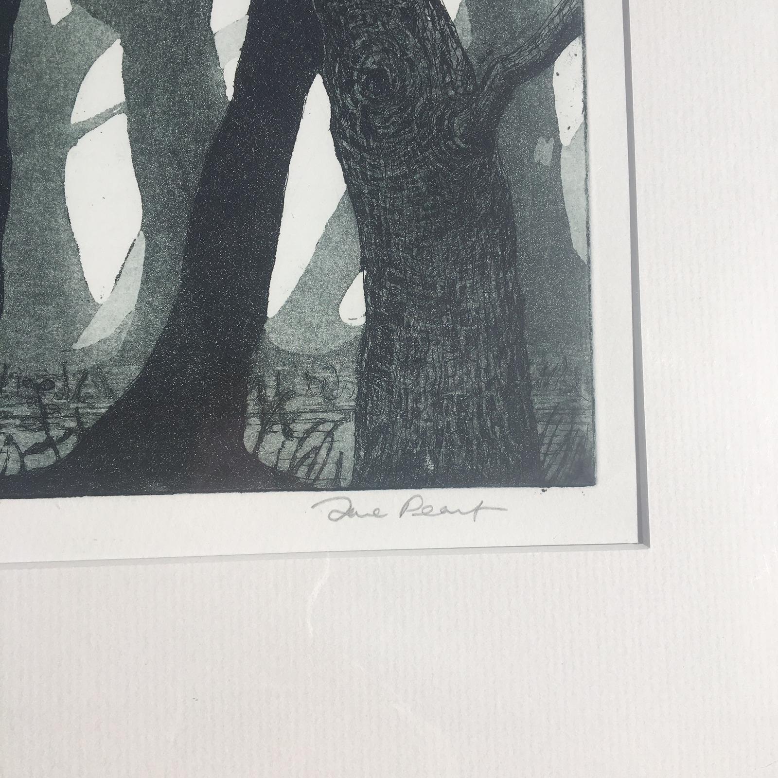 Jane Peart, Forest Glen,  Stampa all'acquaforte in edizione limitata, Arte del bosco in vendita 3