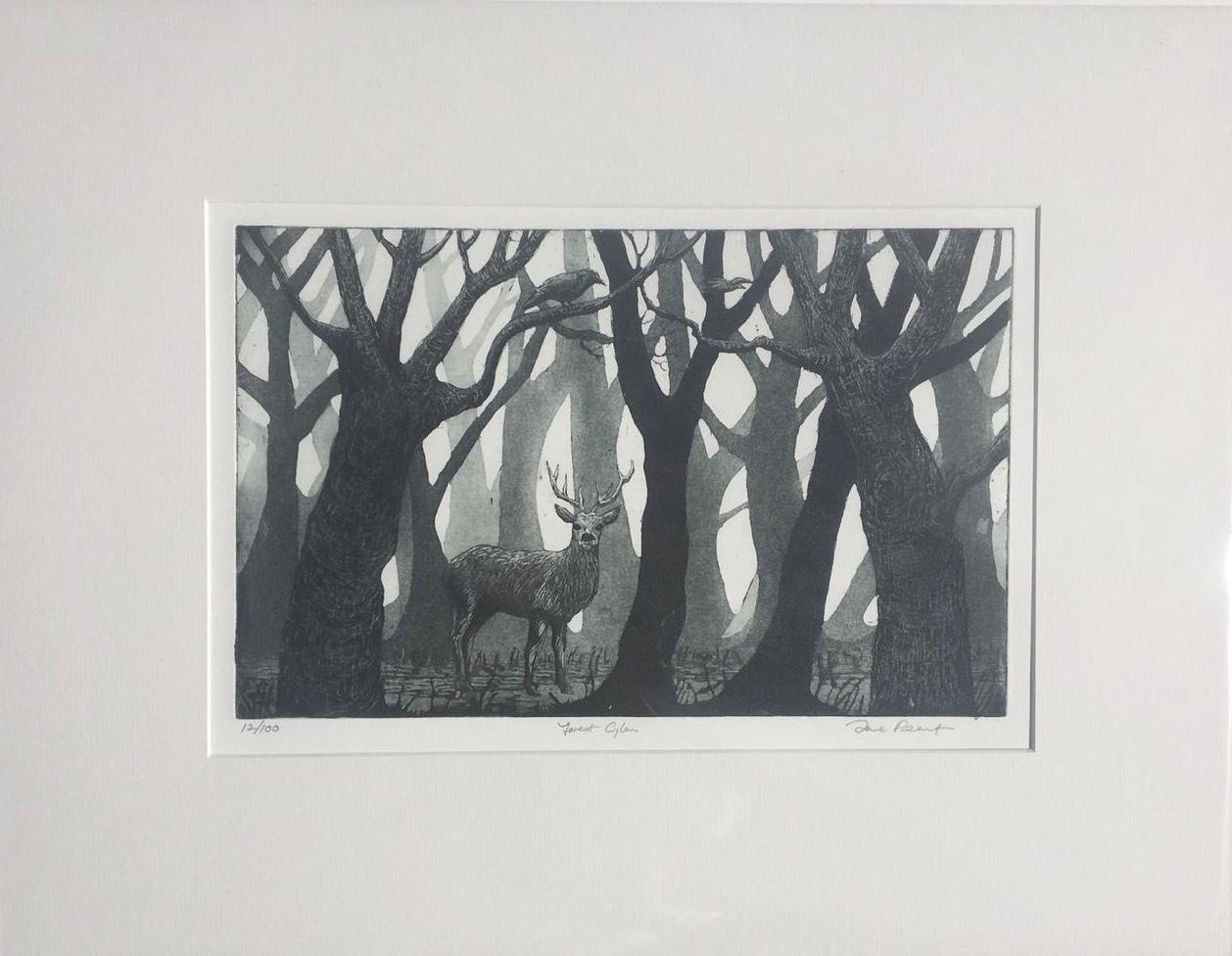 forest etching