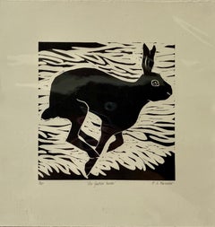 Rosemary Farrer, Go Faster Hare, Limited Edition Print, Animal Art, Art Online