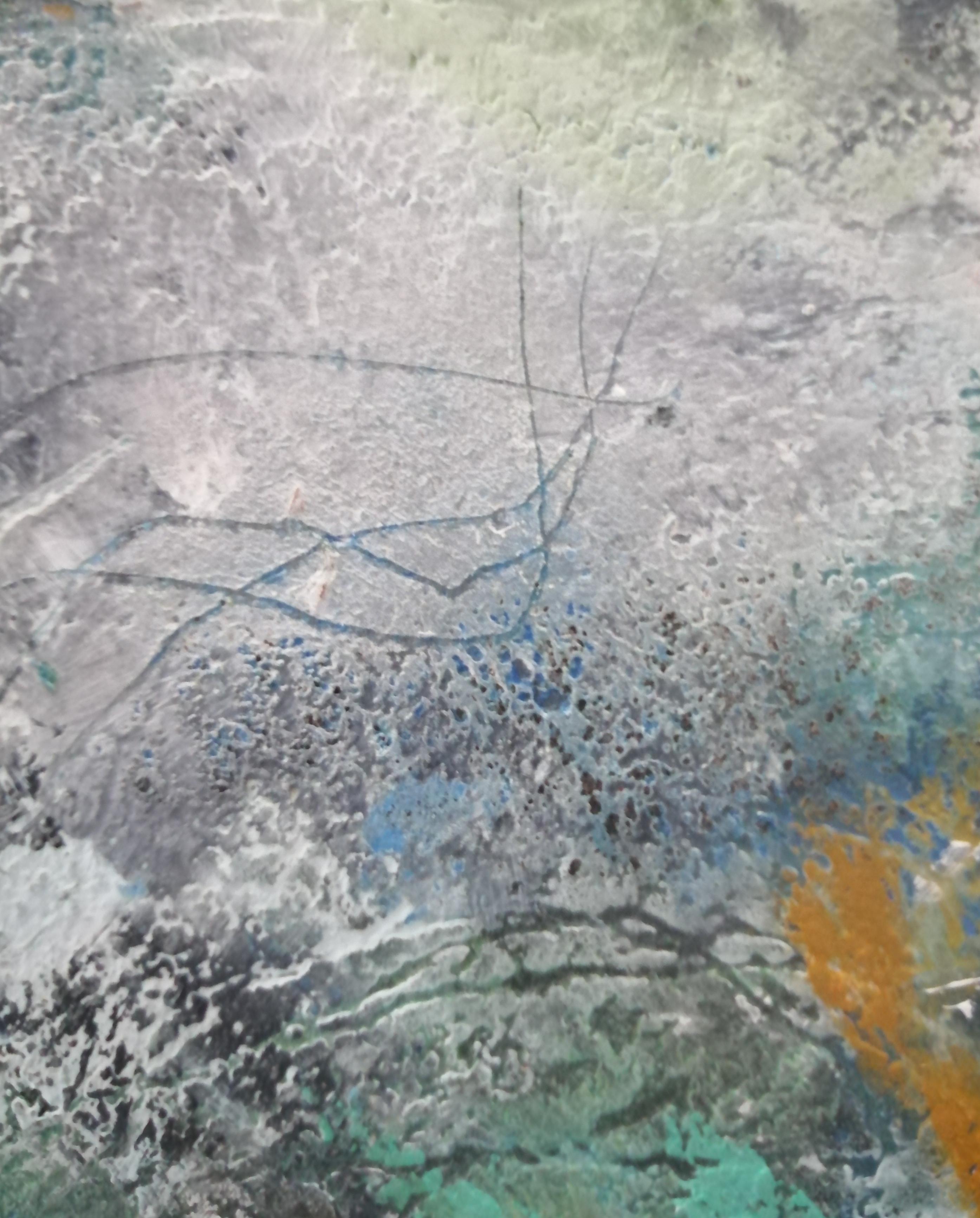 Mary Scott, Finalmente è arrivata la primavera, Pittura semi-astratta, Arte accessibile in vendita 1