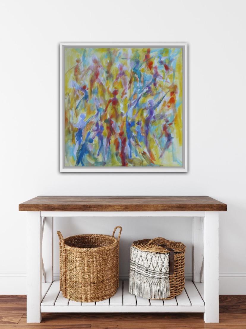 Joanna Commings, Movimiento de danza 3, Pintura original abstracta Figura, Arte Online en venta 4