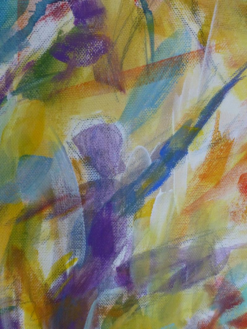 Joanna Commings, Movimiento de danza 3, Pintura original abstracta Figura, Arte Online en venta 1