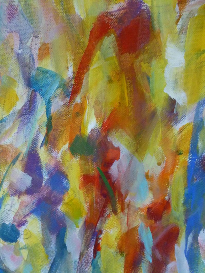 Joanna Commings, Movimiento de danza 3, Pintura original abstracta Figura, Arte Online en venta 2