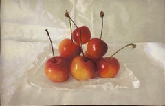 Kate Verrion, Cherries, Still Life, Affordable Art, Fruit Art, Realism Art
