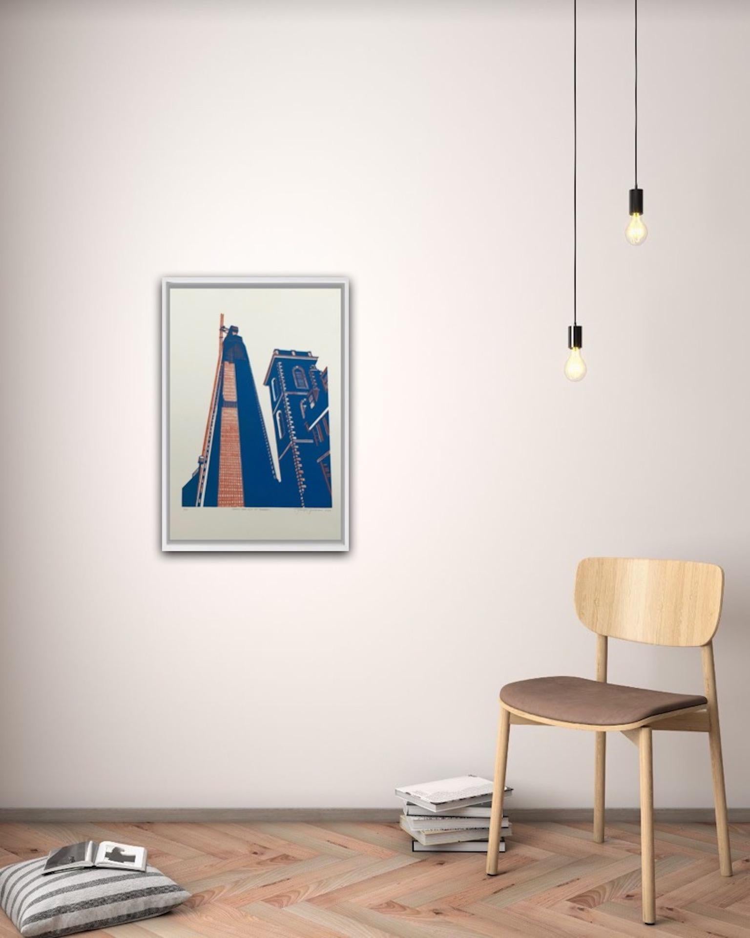 Jennifer Jokhoo, Shard and Old St Thomas, London Art, Cityscape Art, Art en ligne en vente 7