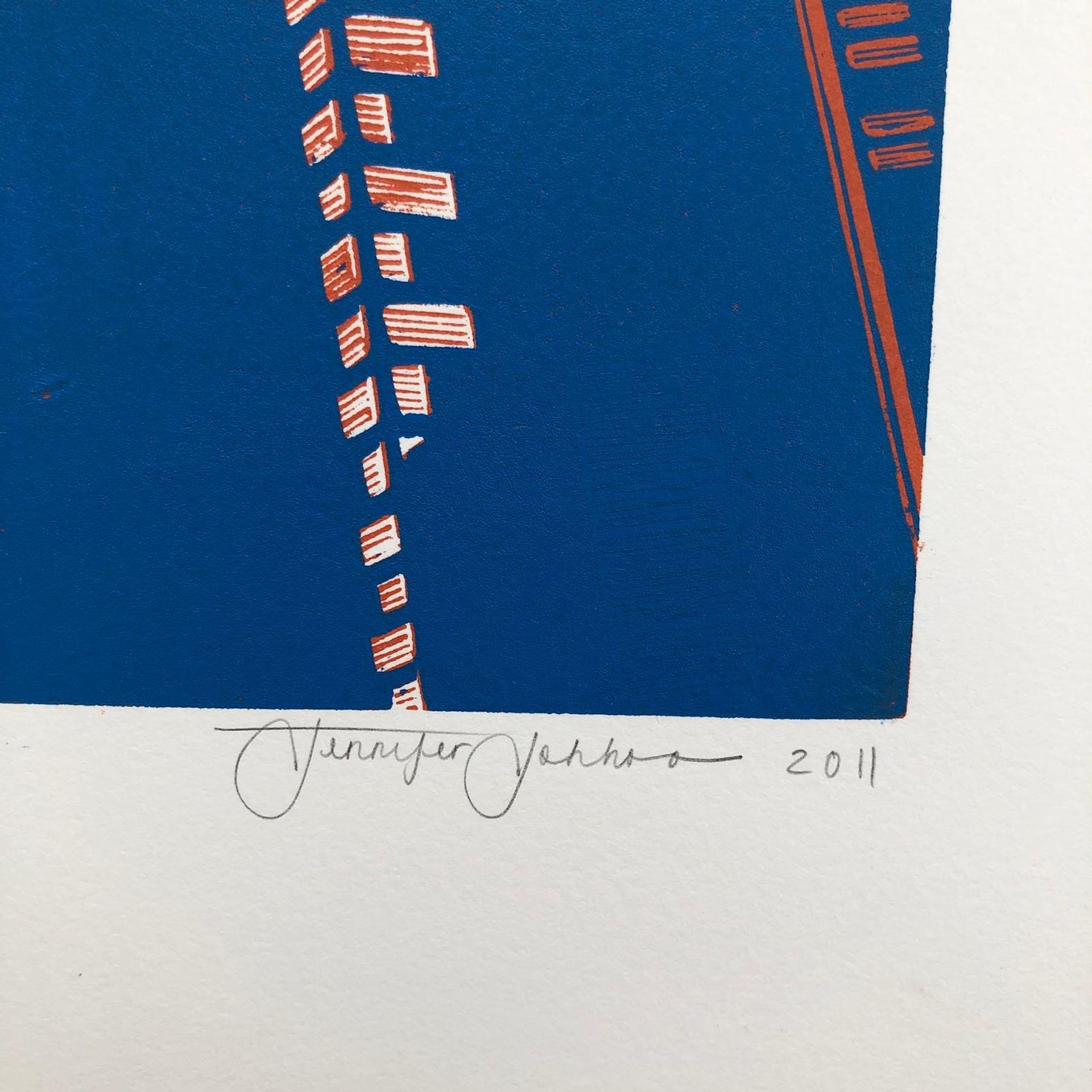 Jennifer Jokhoo, Shard and Old St Thomas, London Art, Cityscape Art, Art en ligne en vente 2