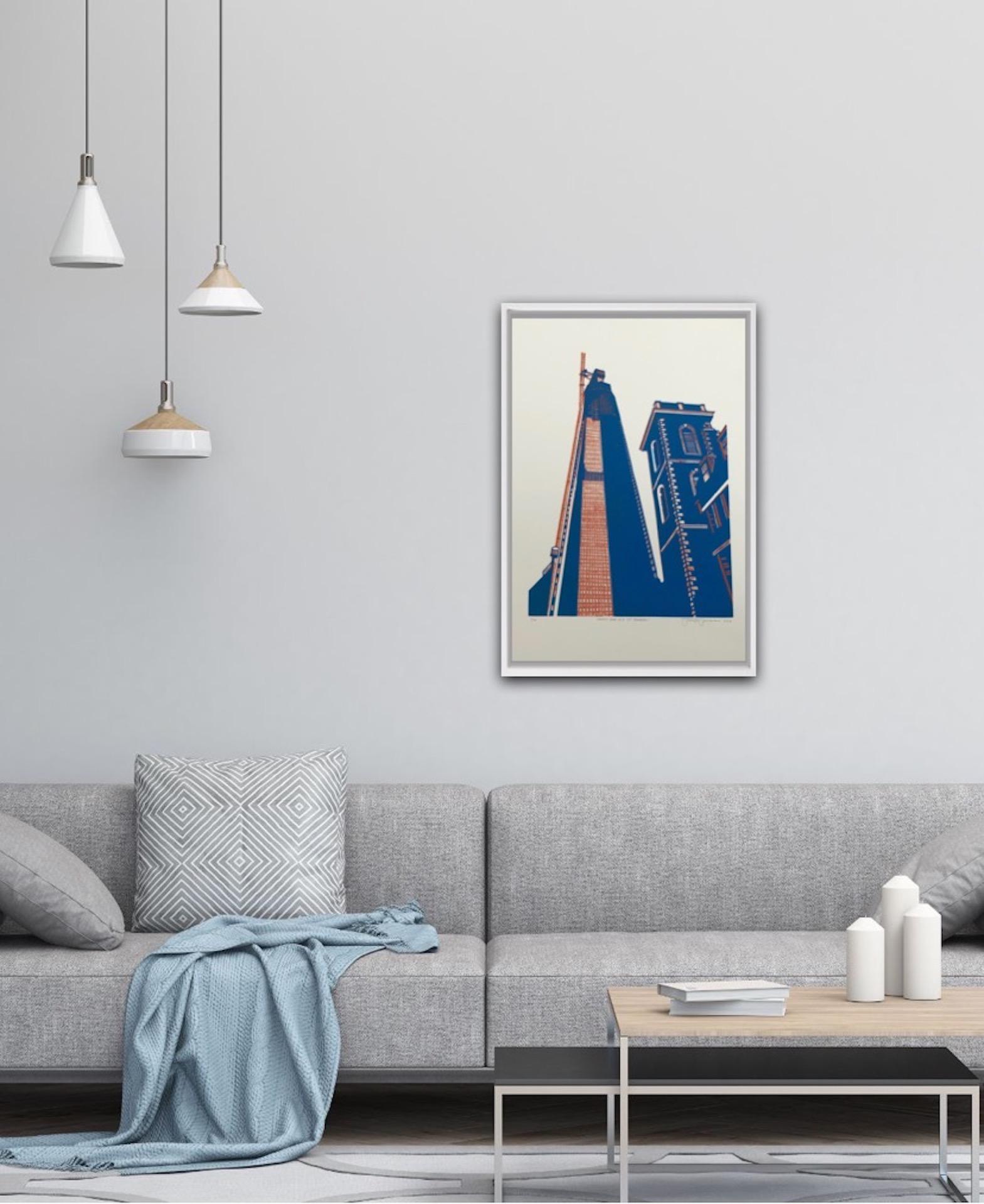 Jennifer Jokhoo, Shard and Old St Thomas, London Art, Cityscape Art, Art en ligne en vente 8