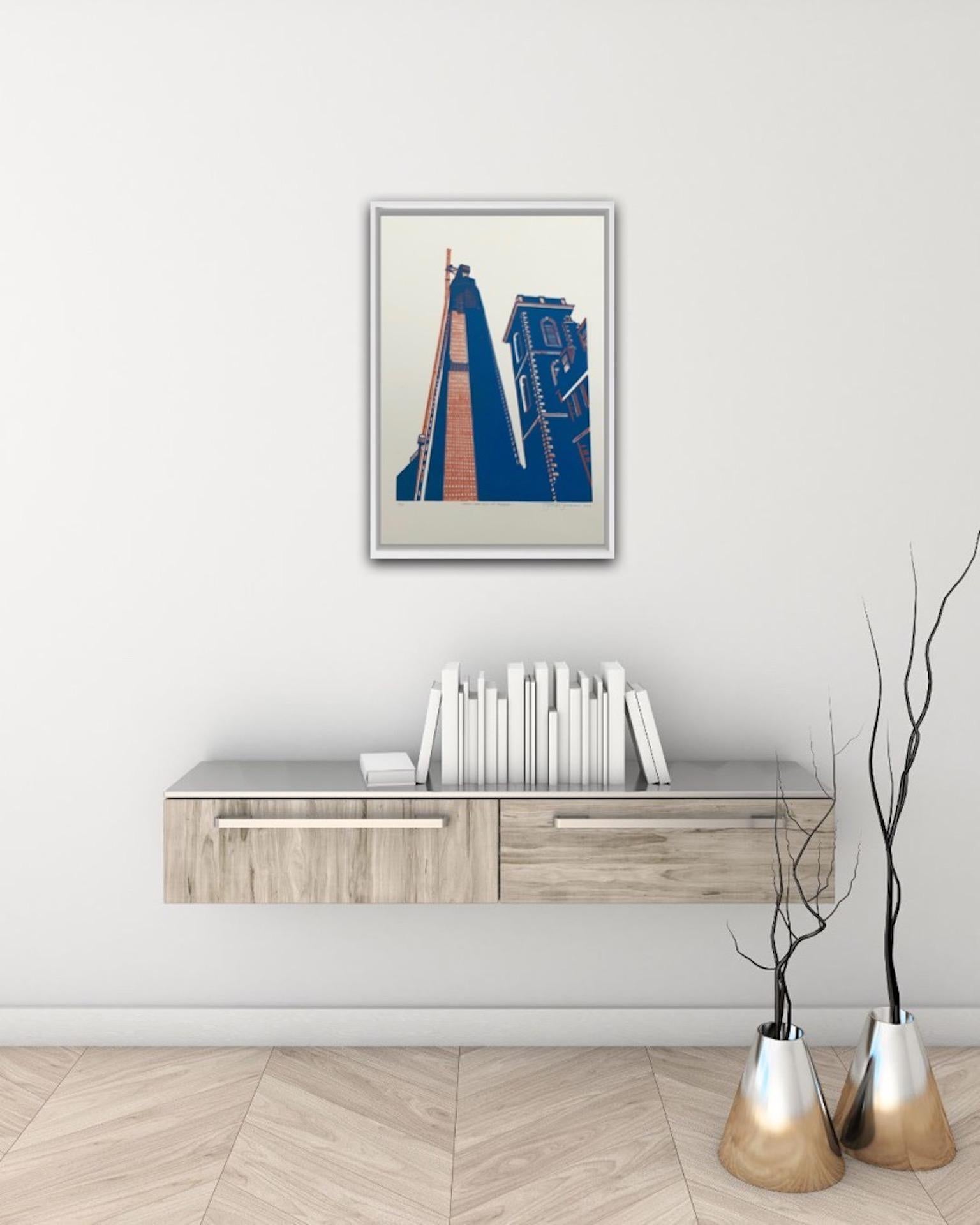 Jennifer Jokhoo, Shard and Old St Thomas, London Art, Cityscape Art, Art en ligne en vente 9