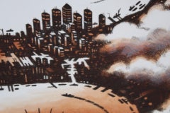 John Duffin, Thames Clouds, Limited Edition Print, Affordable Art, London Art