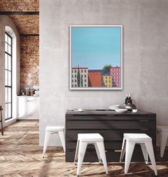 Karen Lynn, Old Town Nice, Original Architecture Painting, Contemporary Art