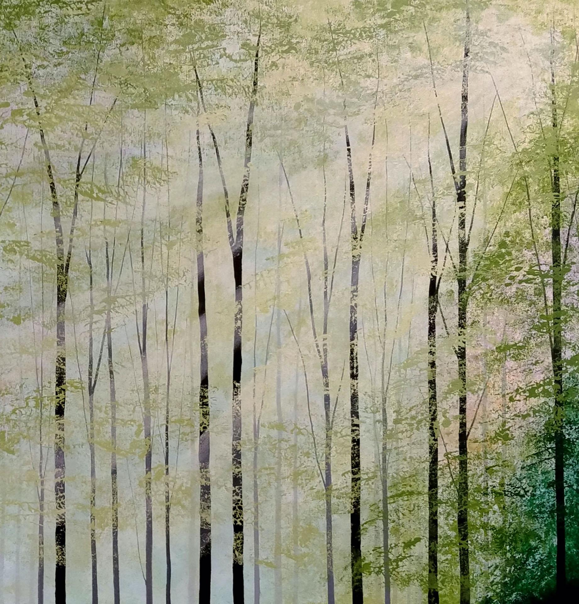 Amanda Horvath, Enchanted Place, Original  Painting, Landscape Art, Art Online For Sale 1