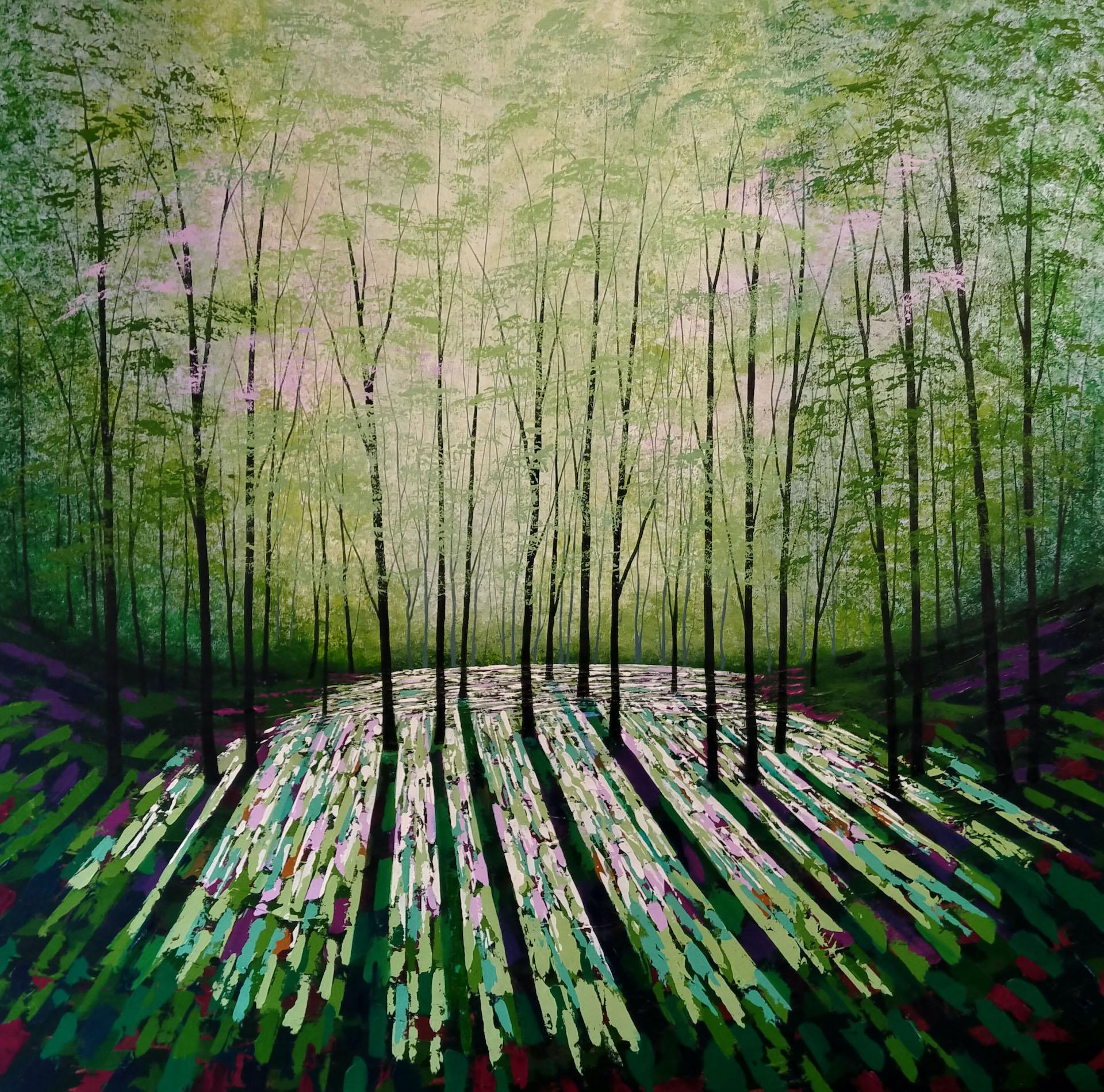 Amanda Horvath, Wild Still Woods, Contemporary Woodland Art, Affordable Art