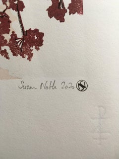 Susan Noble, Hanami II, Affordable Art, Cherry Tree Art, Limited Edition Print