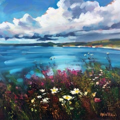 Rachel Painter, Be Free, Original Coast Painting, Cornwall Art, Affordable Art