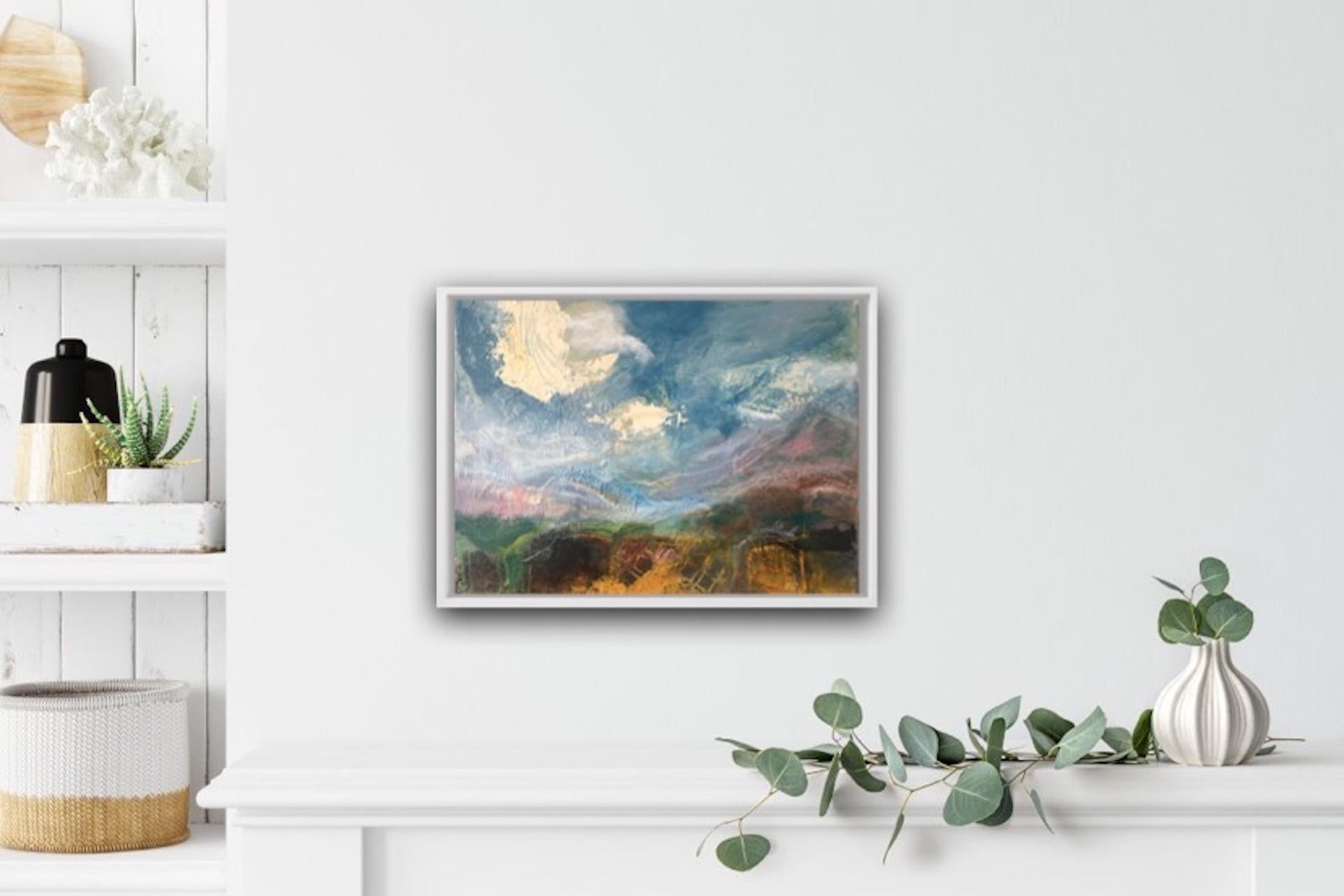 Sarah Russell
Blow the Wind Southerly
Original Landscape Painting
Acylic on Canvas
Size: H 33cm x W 43cm
Sold in a White Float Frame
(Please note that in situ images are purely an indication of how a piece may look).

Blow the Wind Southerly by