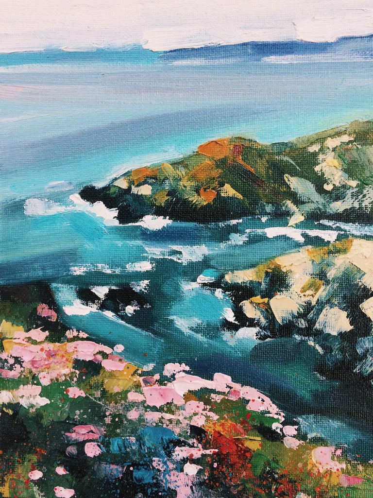 Rachel Painter - Rachel Painter, The Water Horizon No.4, Peinture de paysage  originale, Art en ligne en vente sur 1stDibs France, image size:768x1025