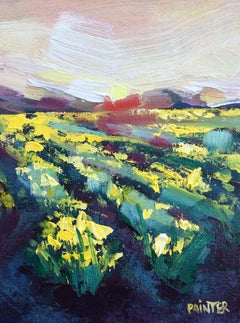 Rachel Painter, Wings Of Dawn,  Original Landscape Painting, Affordable Art