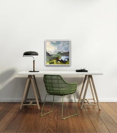 Sarah Russell, The First Autumn Mist, Original Landscape Painting, Art Online