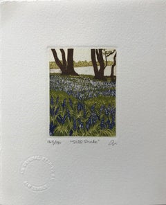 Jan Dingle, Still Shade, Stampa all'acquaforte in edizione limitata, Arte del bosco, Arte online