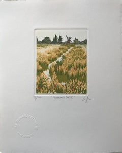 Jan Dingle  Neaves Mill  Limited Edition Etching Print Affordable Art