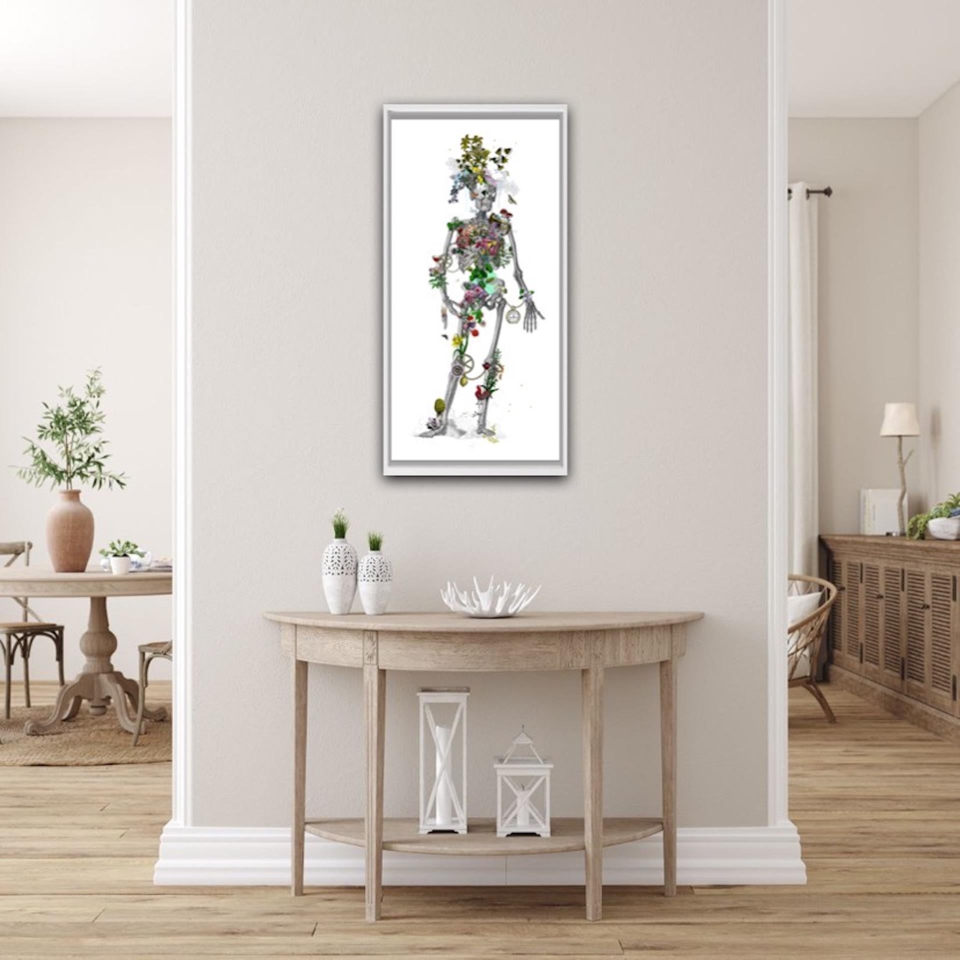 Kristjana Williams, Ad Moldu Skaltu Verda – Still Skeleton White, Affordable Art For Sale 1
