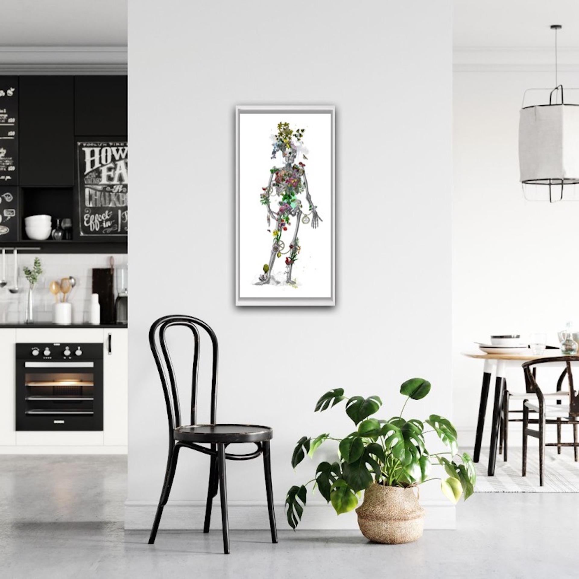 Kristjana Williams, Ad Moldu Skaltu Verda – Still Skeleton White, Affordable Art For Sale 2