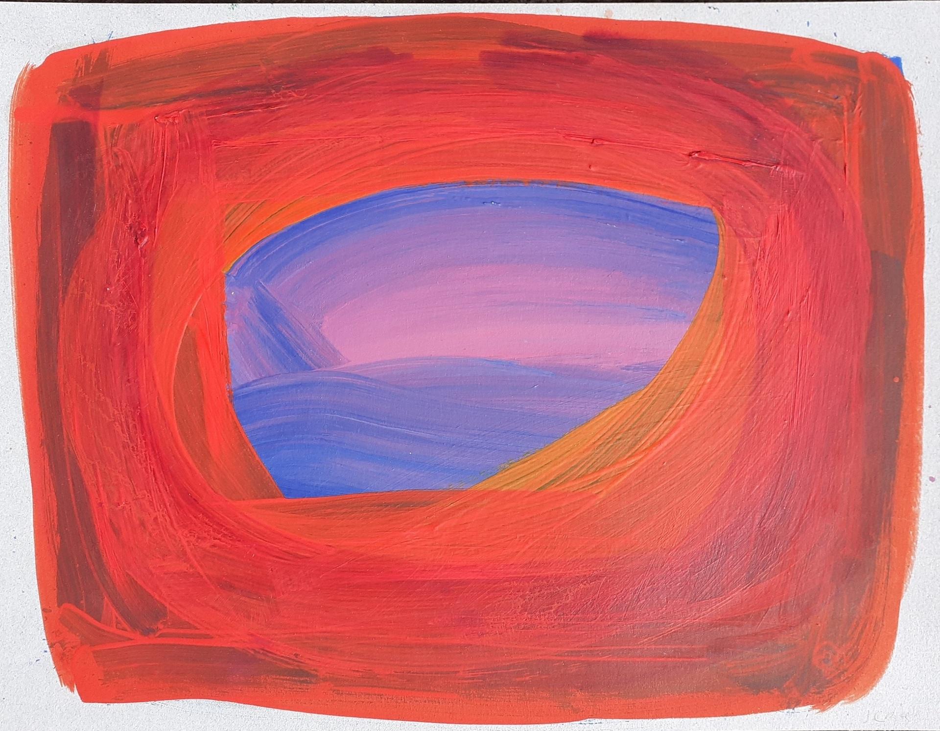 Julia Craig, Fuego II, Original Abstract Art, Affordable Art, Art Online