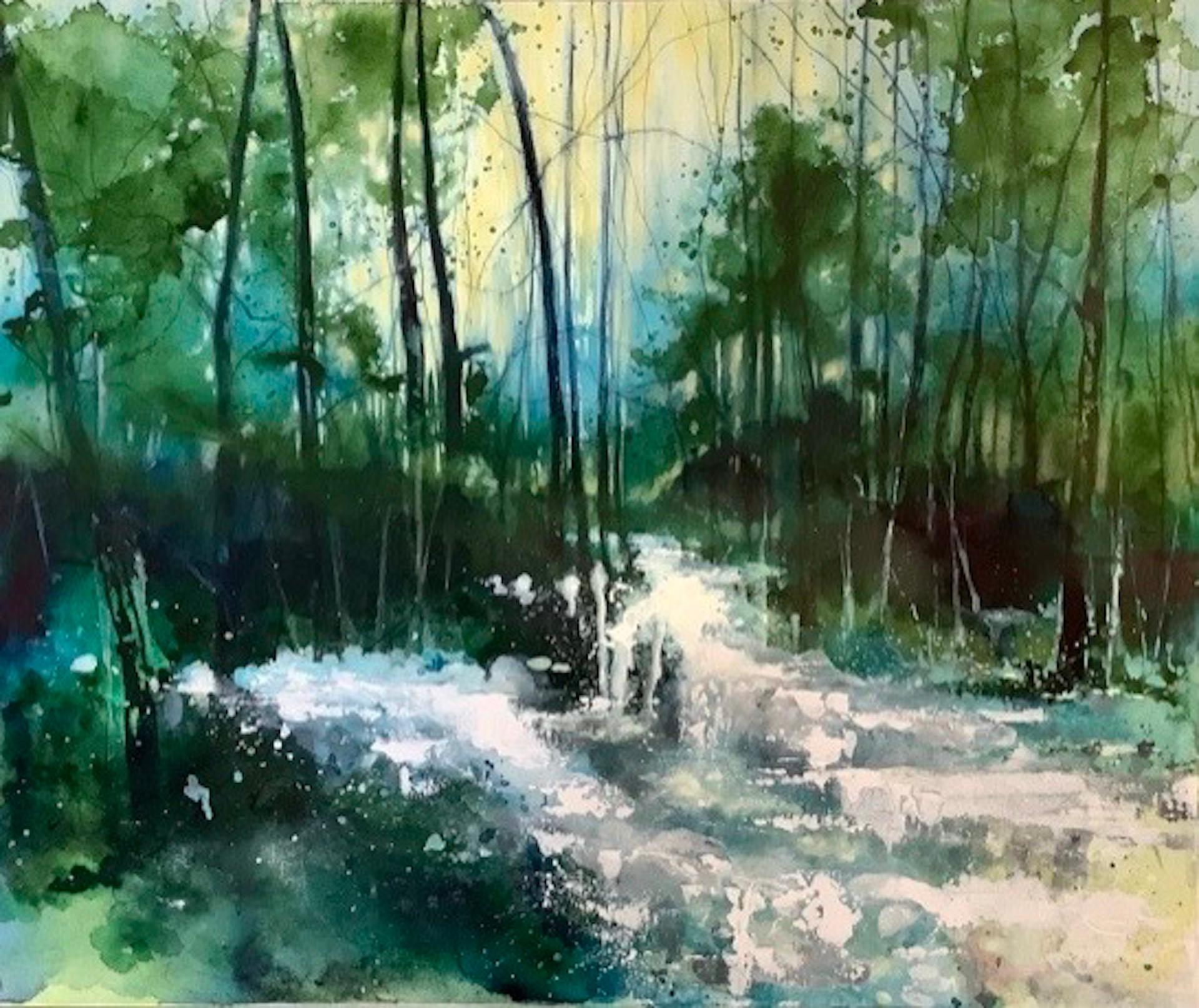 Adele Riley, Love at First Sight, Original Landscape Painting, Affordable Art