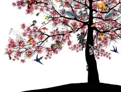 Kristjana Williams, Bleika Sakura Candy Floss Tree, Affordable Contemporary Art