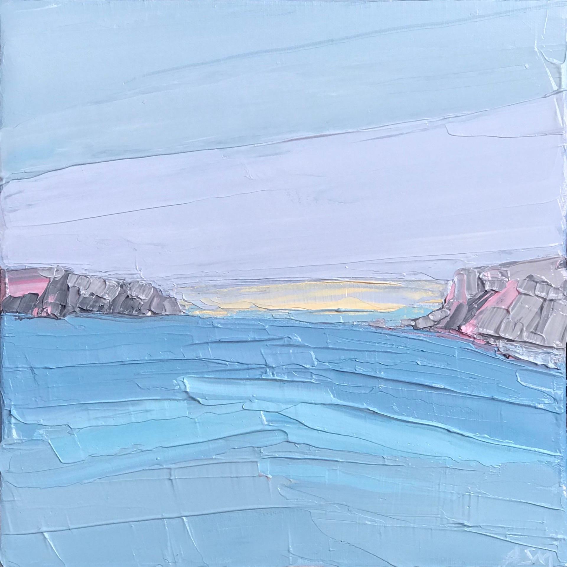 Annabel Menheneott
Lulworth Light
Original Painting
Acrylic on canvas
Canvas Size:30 cm x 30 cm x 3.5 cm
Framed Size: 35 cm x 35 cm x 5.5 cm
Sold Framed in a bespoke contemporary tray frame painted in Wimborne White
Free Shipping
Please note that in