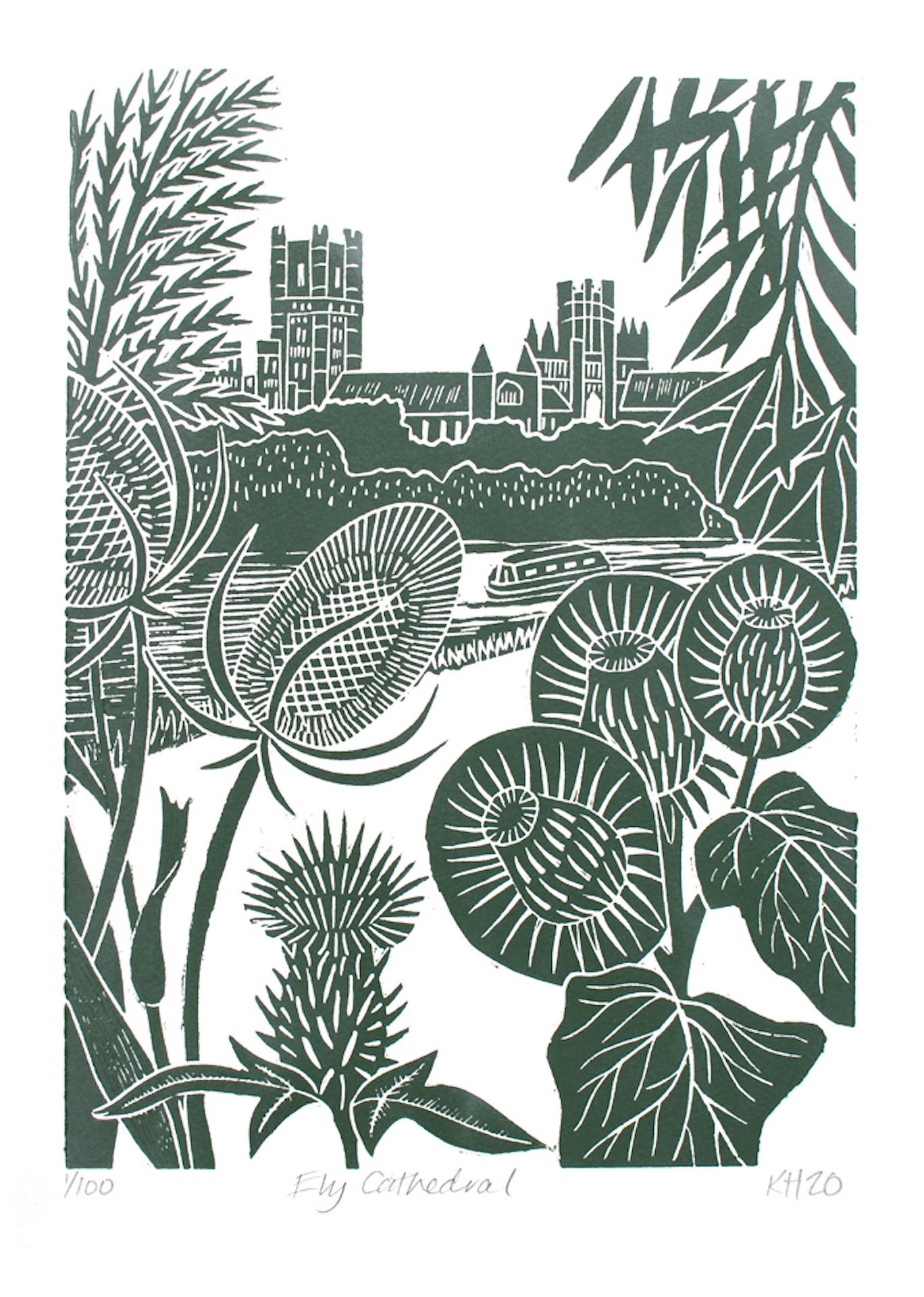 Kate Heiss, Ely Cathedral, Limited Edition Print, Affordable Art, Art Online