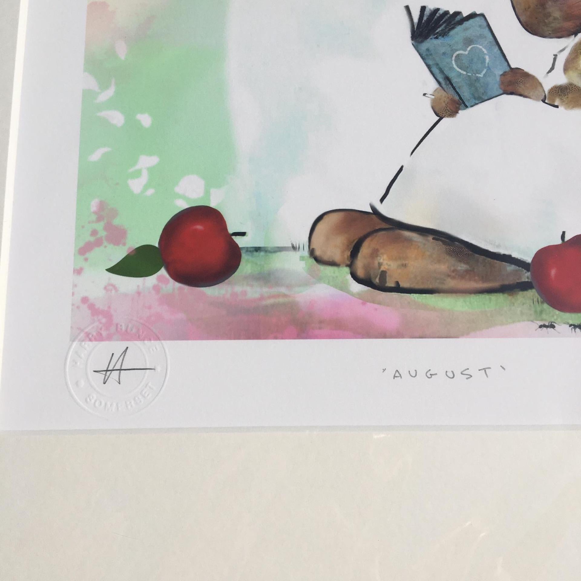 Harry Bunce, August, The Happy Year, Impression en édition limitée, Art animalier en vente 4